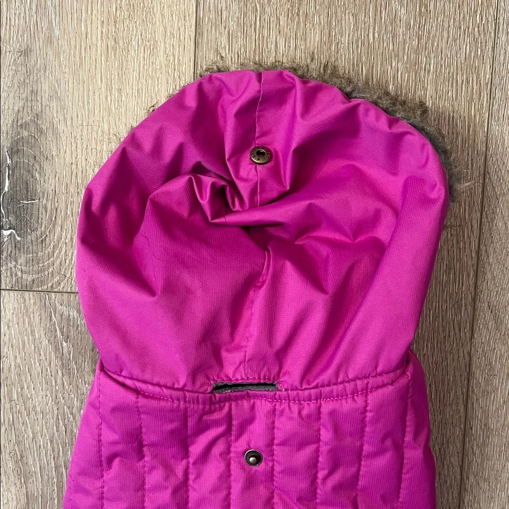 Eddie Bauer ~ pink/orchid quilted dog coat, size M, in good condition! - Picture 2 of 13